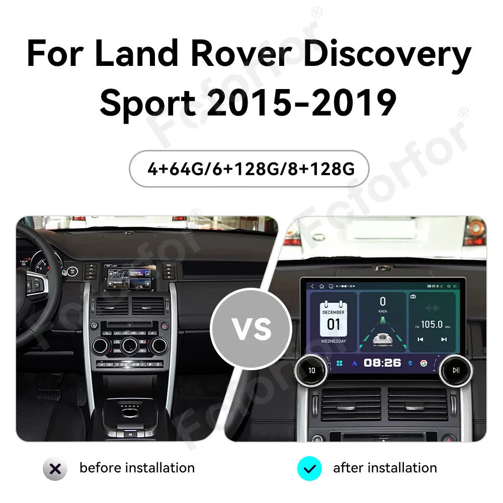 Slim Premium 11.5 Inch Android 15 HD Touch Carplay Android Auto Multimedia Radio For Land