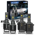 BEVINSEE For VW Golf MK7 MK6 LED H7 H15 Headlight Bulbs Kit High Beam+DRL 100W 10000LM Sup