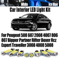 LED Interior Light Kit for Peugeot 508 607 - Canbus Error-Free Bulbs | AUTOKITSHOP