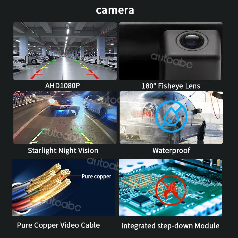 For Audi A3 A4 A5 A6 A7 Q3 Q5L for VW Volkswagen Golf Passat Tiguan Jetta Reverse Camera I | AUTOKITSHOP