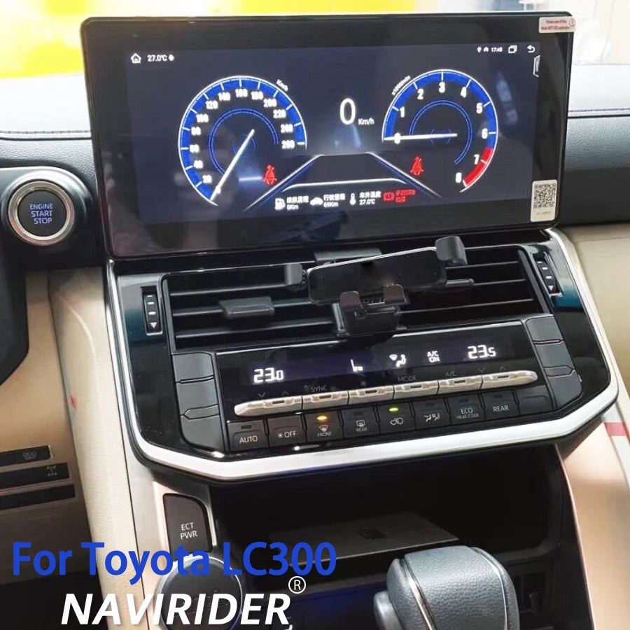1920 * 720 QLED Screen Car Multimedia Video Player For Toyota LC300 2022 Land Cruiser 300