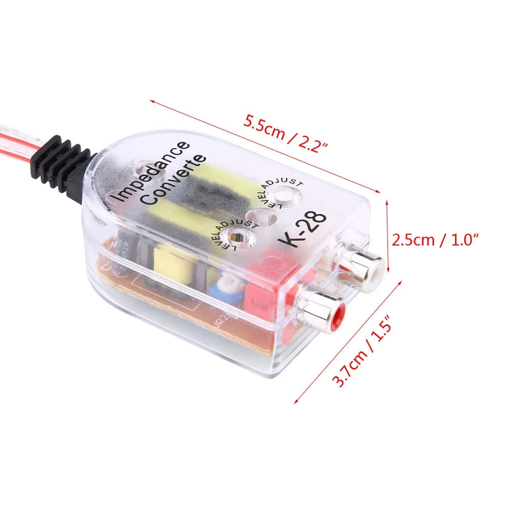 Car Audio CD Amplifier Audio Subwoofer High to Low Frequency Divider Converter Regulator Filter - Automotive LED Light