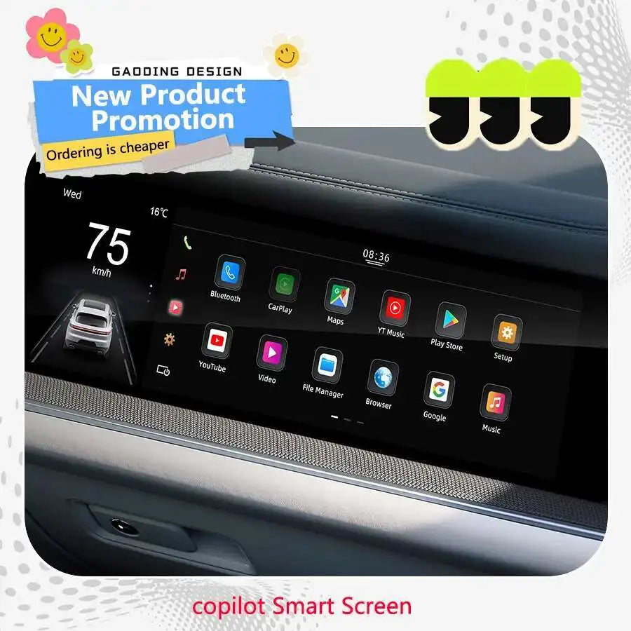Car Co-pilot 15inch Smart Screen For Porsche Cayenne 2024 Android 13 Car Radio Entertainme | AUTOKITSHOP