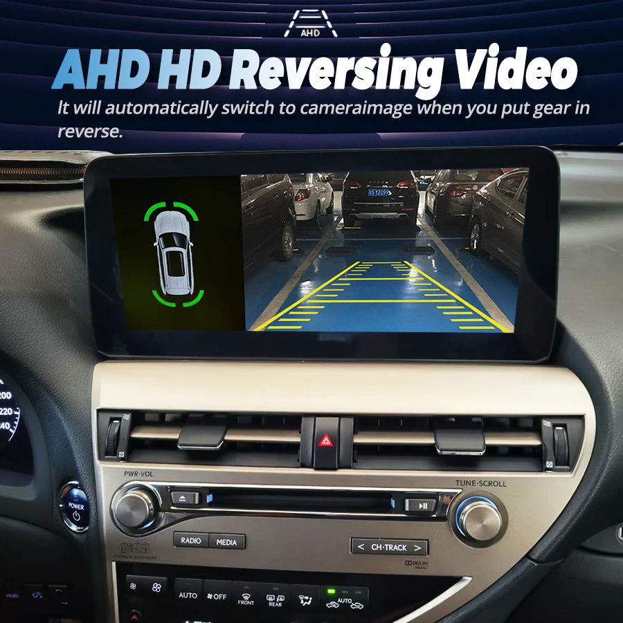 CarPlay Screen For Lexus RX RX270 RX350 450 2009 2010 2011 2012 2013 2014 2015 Navi 12.3"