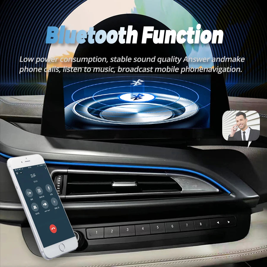 10.25Inch For BMW I8 I12 2013-2024 Android 14 Radio Car Multimedia Srceen Player Auto Head | AUTOKITSHOP