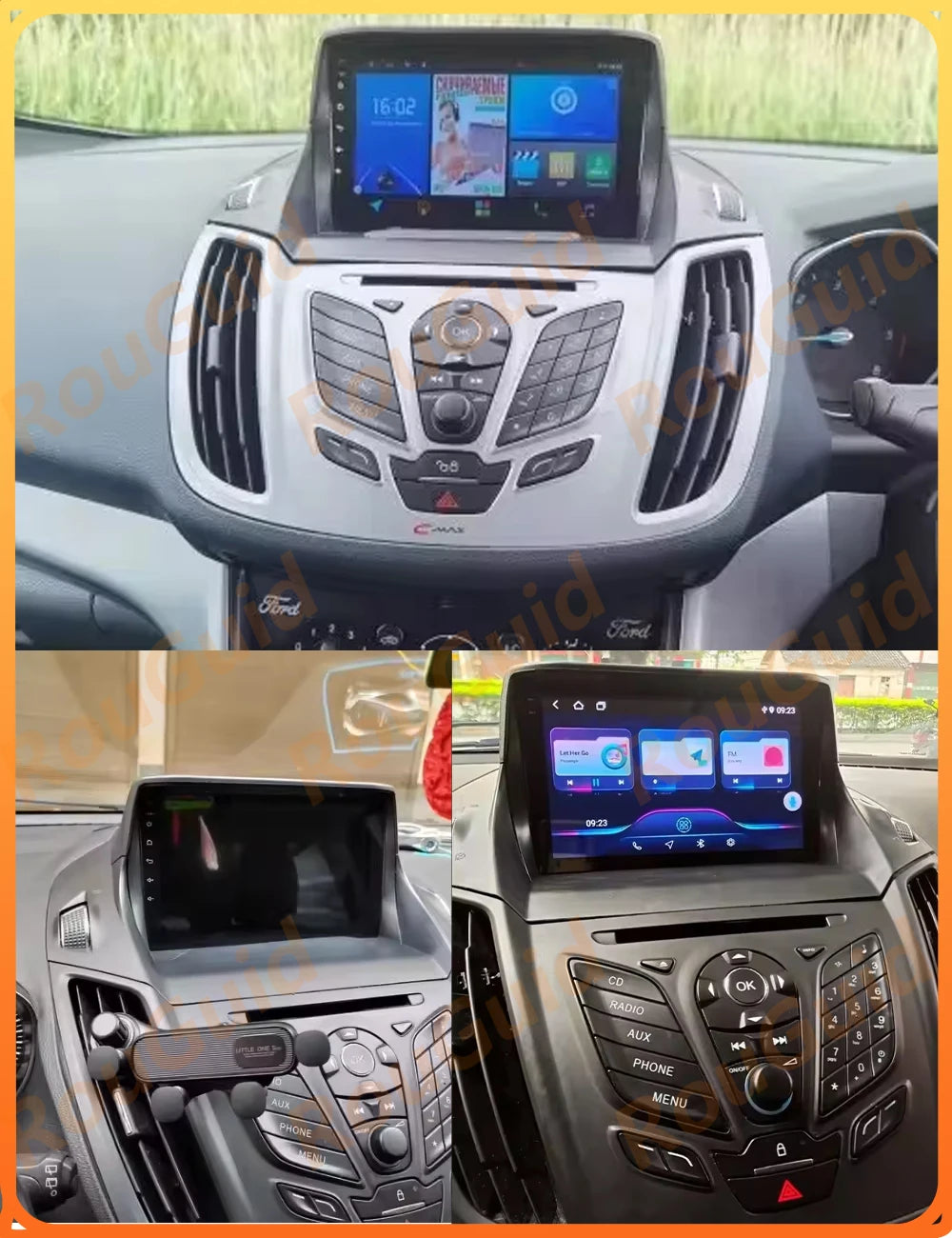 Car Radio Auto Wireless Carplay For Ford C-MAX Kuga 2 Escape 3 2012 2013 2014 2015 - 2019  | AUTOKITSHOP
