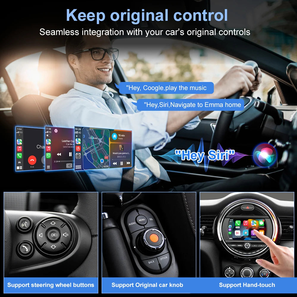 Wireless CarPlay Android Auto for BMW Mini R55 R56 R57 R58 R59 R60 R61 F54 F55 F56 F57Club