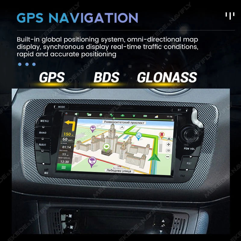 For Seat Ibiza 6j 2009-2013 Android 13 Car Radio Multimedia Player Support CarPlay Auto Ca | AUTOKITSHOP