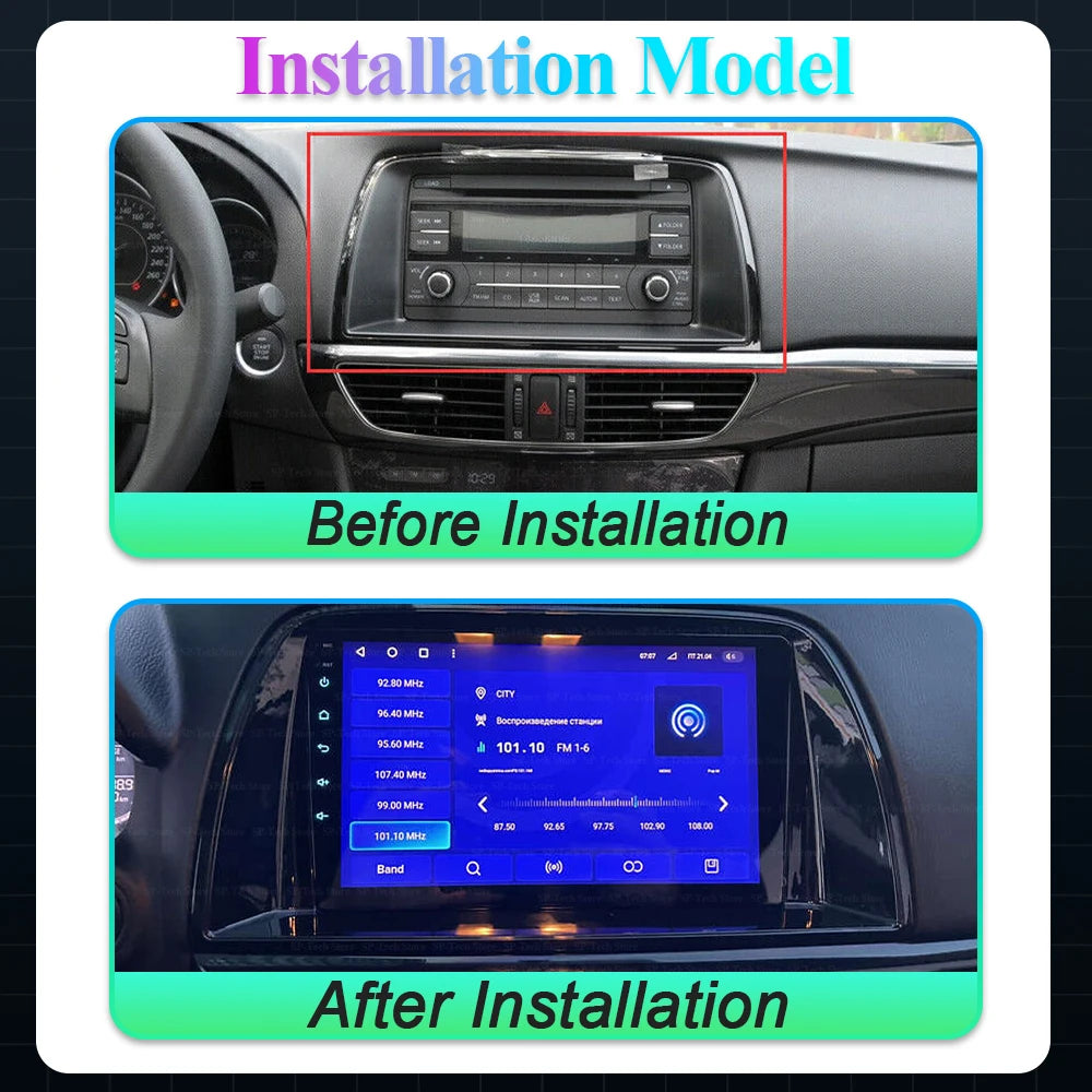 Android 16 For Mazda 6 Gj Atenza 2012 2013 2014 2015 2016 2017 Carplay Car Multimedia Car  | AUTOKITSHOP