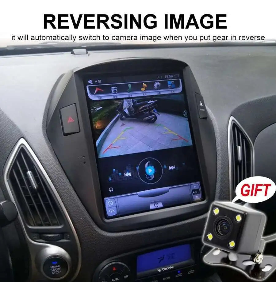 10.4“ Vertical Screen 2din Android Car Radio Multimedia Video Player Navigation GPS For Hy | AUTOKITSHOP