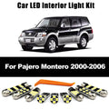 9Pcs LED Bulb Interior Light Kit For Mitsubishi Pajero Montero Shogun 3 V60 V68  for Mitsubishi V60 V73 V75 - Canbus LED