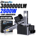 3000000LM 2800W D1S D3S LED Headlight Canbus D2S D4S D8S D2R D4R Car Lights 8000K 4300K 1:
