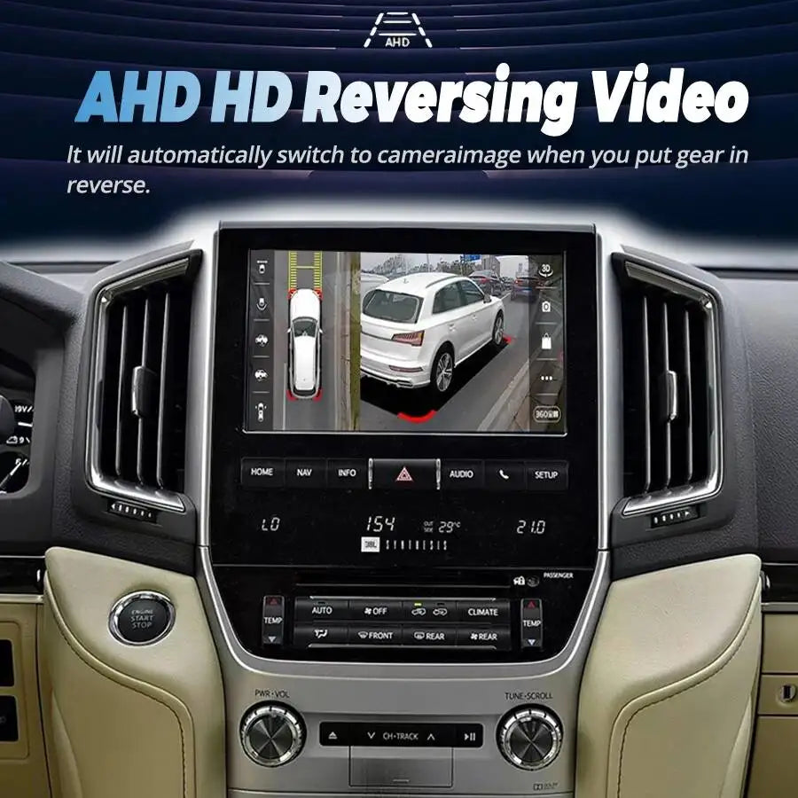 Car Multimedia Carplay 10" Navigation Radio Stereo Video Player Qled Screen For Toyota Lan | AUTOKITSHOP