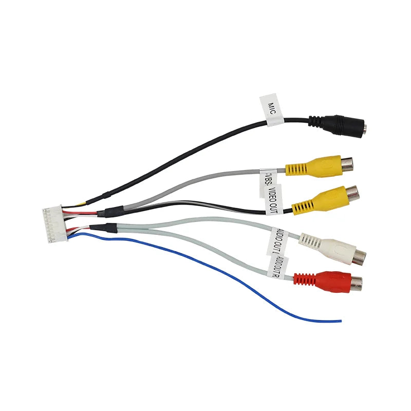 RCA 4G 2Din Car radio Android frame Kit video harness microphone Camera audio cable Card s