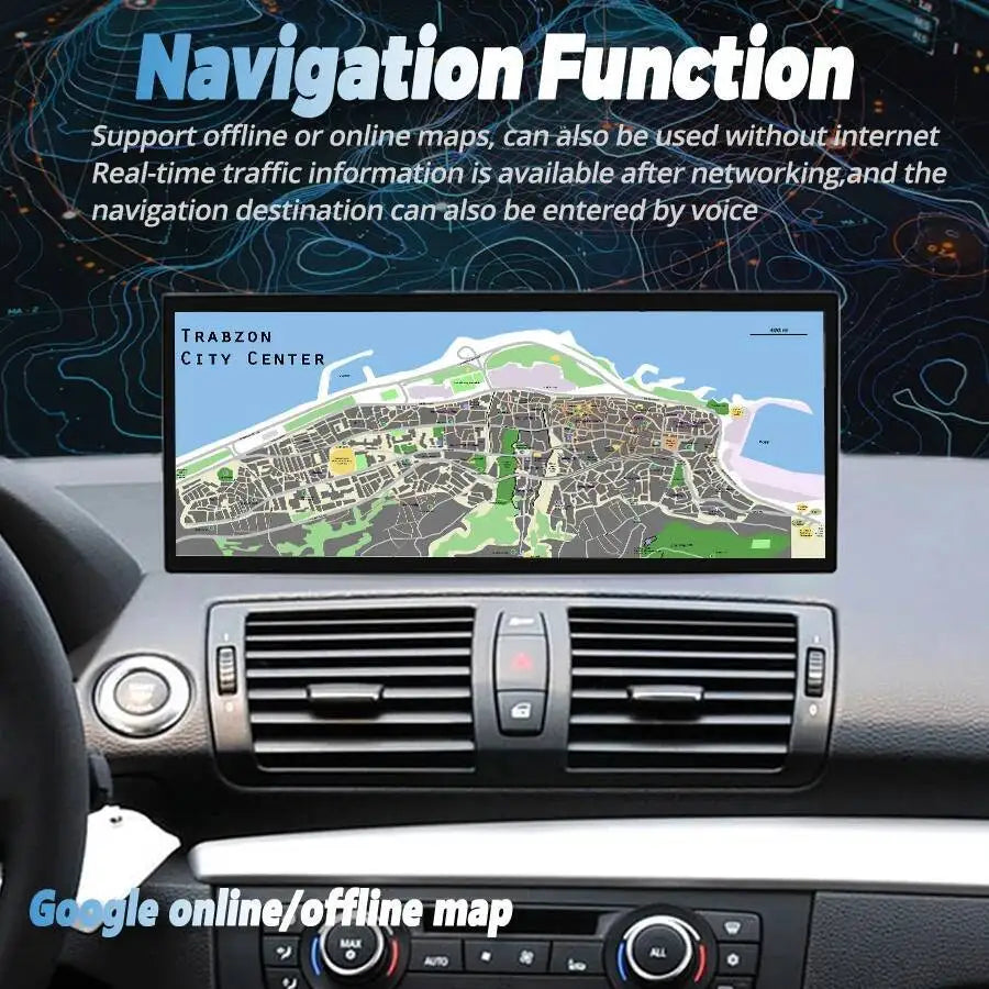 15.8" Car Stereo Radio For BMW 1 Series E81 E82 E87 E88 2006-2011 Carplay Android Auto Mul