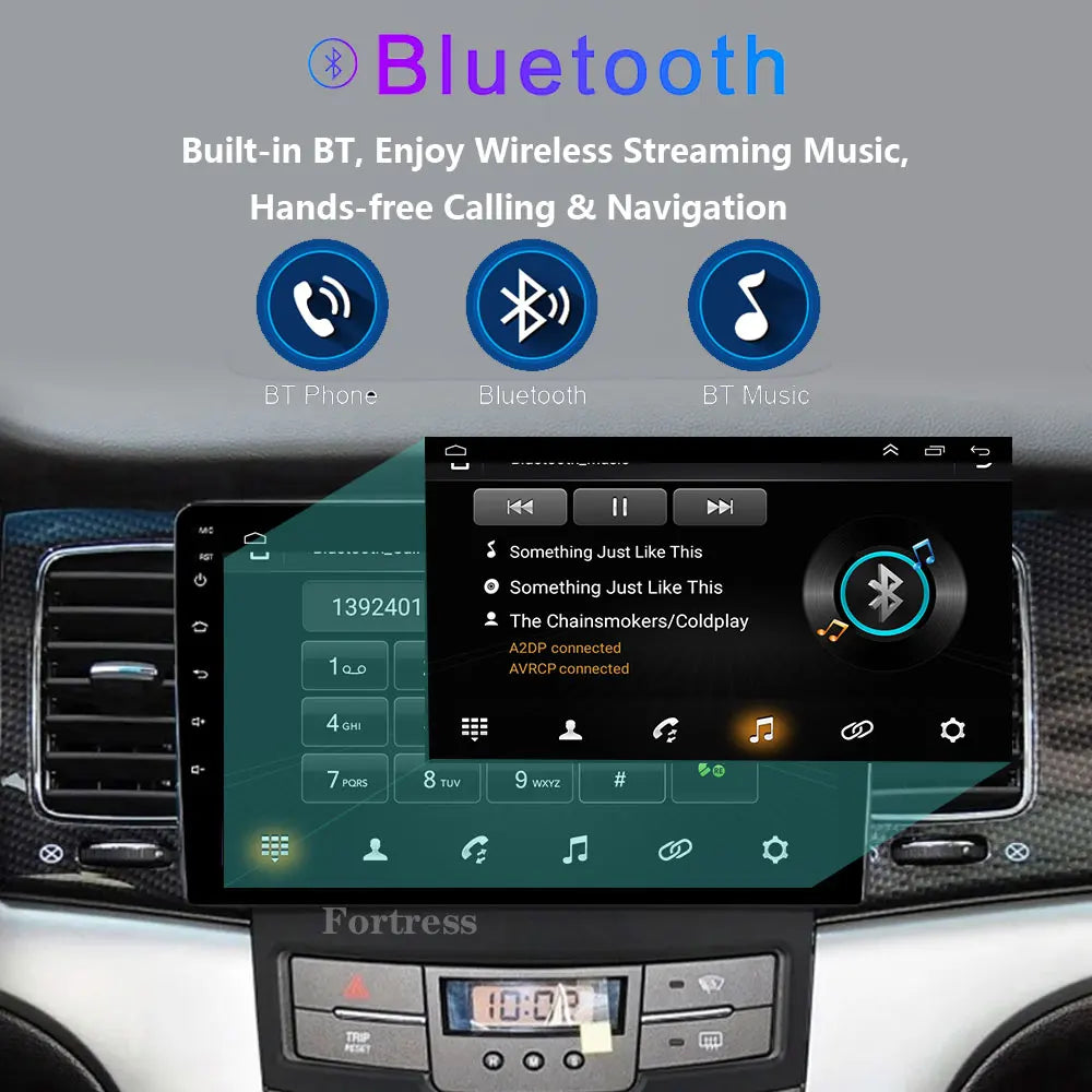 Android 16 Carplay Car Radio Multimedia For SsangYong Korando 3 Actyon 2 2010 - 2013 Head