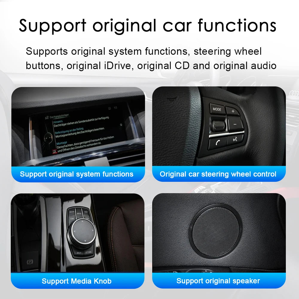8.8INCH Andriod For BMW X3 X4 2011 -2017 CIC EVO NBT System GPS Navigation Car Multimedia