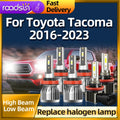 Roadsun 2/6Pcs H9 H11 Led Car Headlight 30000LM Turbo Auto Fog Lamp For Toyota Tacoma 2016