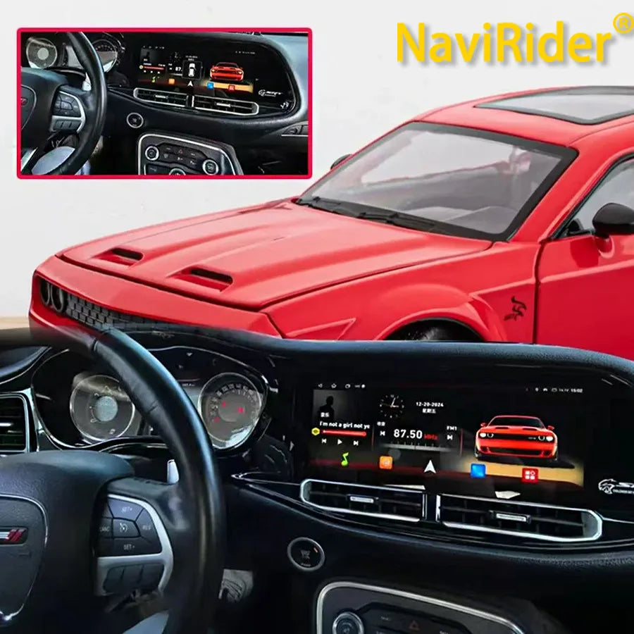 Car Radio For Dodge Challenger Charger SRT Hellcat 2010-2024 12.3" Android Touch Screen Ca | AUTOKITSHOP