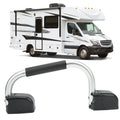 Folding RV Assist Handle with EVA Grip Aluminum Alloy Entry Door Hardware for Caravan Motorhome  - Automotive LED Light