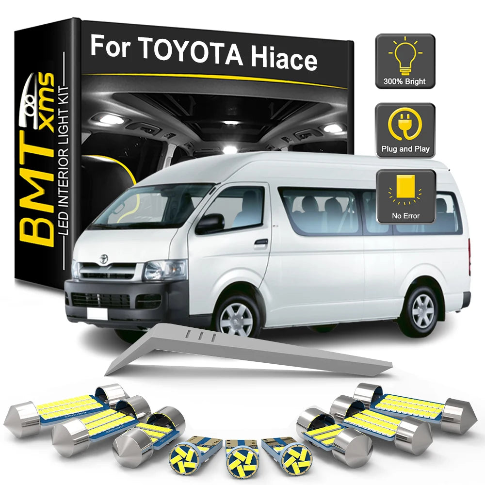 LED Interior Light Kit for Toyota Hiace Truck Hiace 1988-2007 - Canbus Dome Map Door Trunk Bulbs | AUTOKITSHOP