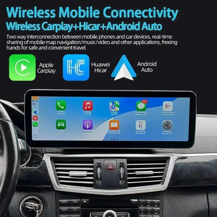 14.9inch Linux Car Radio Multimedia Player For Mercedes Benz C Class W205 GLC X253 C180 C2
