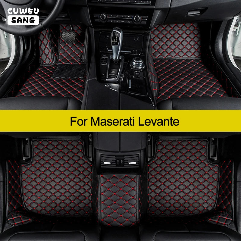 CUWEUSANG Custom Car Floor Mats For Maserati Levante Auto Carpets Foot Coche Accessorie | AUTOKITSHOP