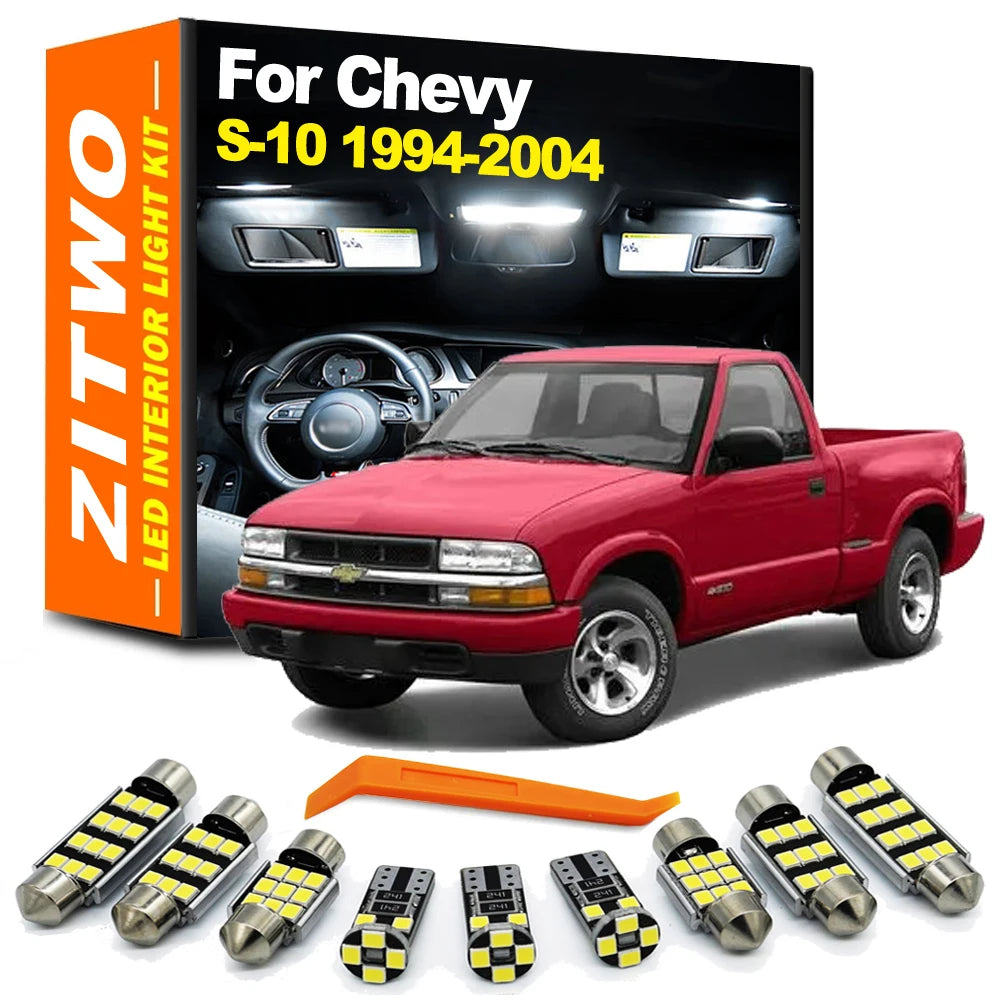 13Pcs Car LED Interior Light Kit For Chevrolet Chevy S-10 S10 1994 1995 1996 1997 1998 1999 2000 2001 2002 2003 2004 Accessories