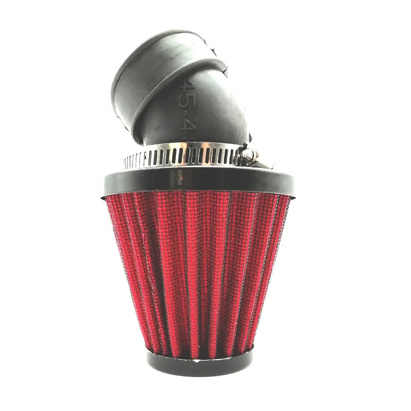 42mm Air Filter Pod 45 Angled Bend ATV Dirt Bike Motorcycle Scooter 150cc-250cc