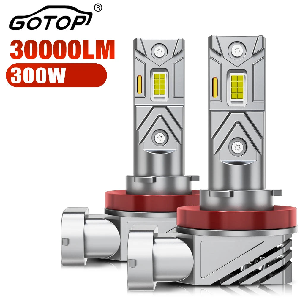 H4 H7 LED Headlights Canbus No Error H11 9005 HB3 9006 HB4 Car Lights 300W 30000LM Head La