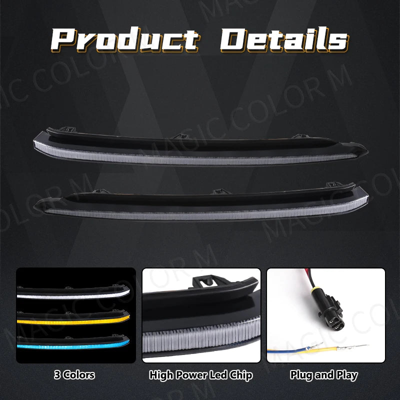 For Mazda 6 Atenza 2018 2019 2020 2021 Daytime Running Lights LED DRL Turn Signal Fog Lamp | AUTOKITSHOP
