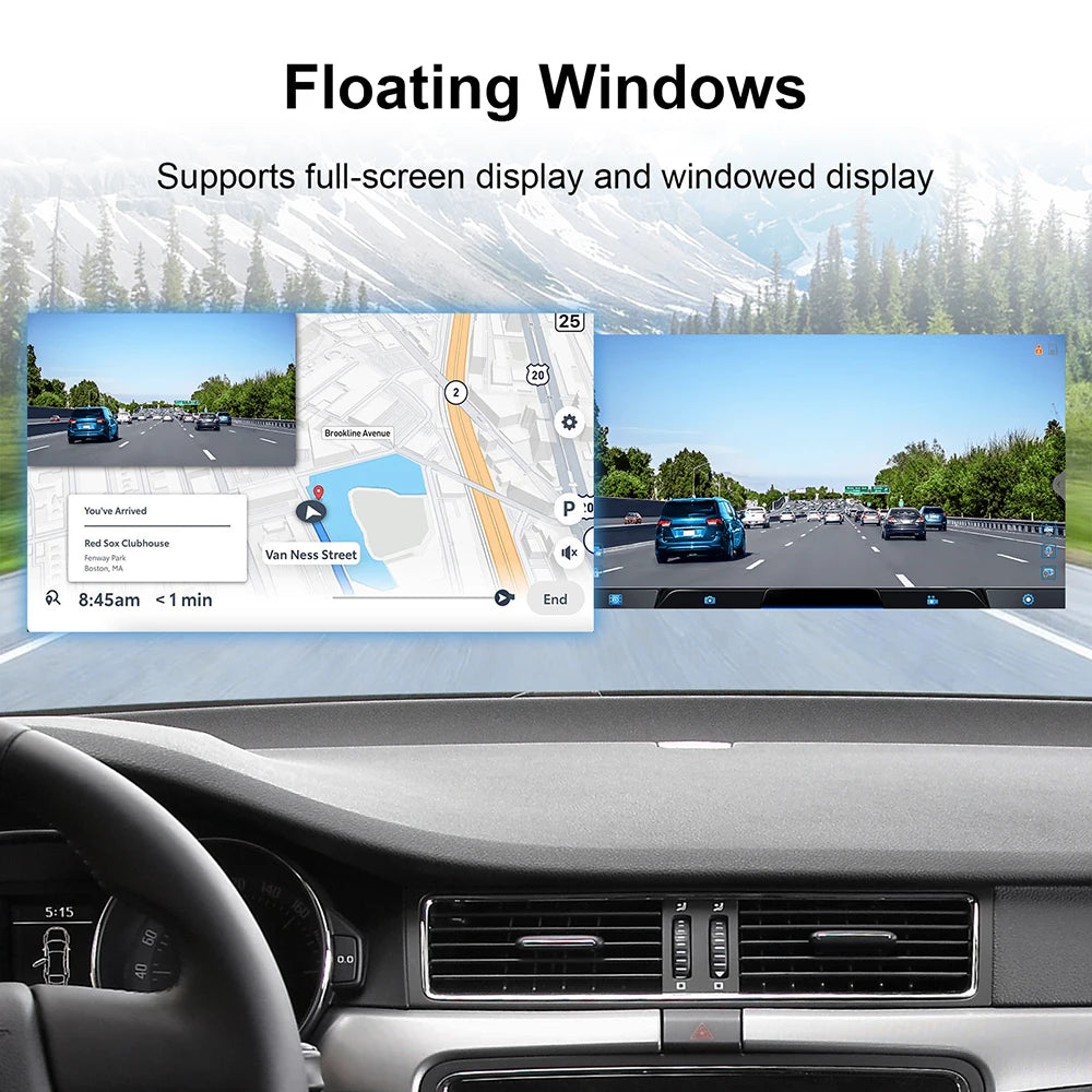 720P 170° DVR Driving Recorder Media Comes with ADAS Driving Assistance Function Recorder