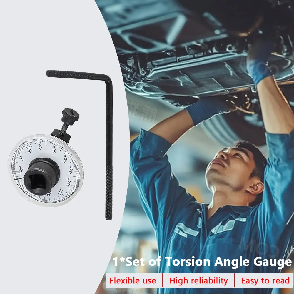 Calibrated Torque Wrench Torquemeter Dial Hand Tool for Auto Service Automotive Garage Equipment - Automotive LED Light