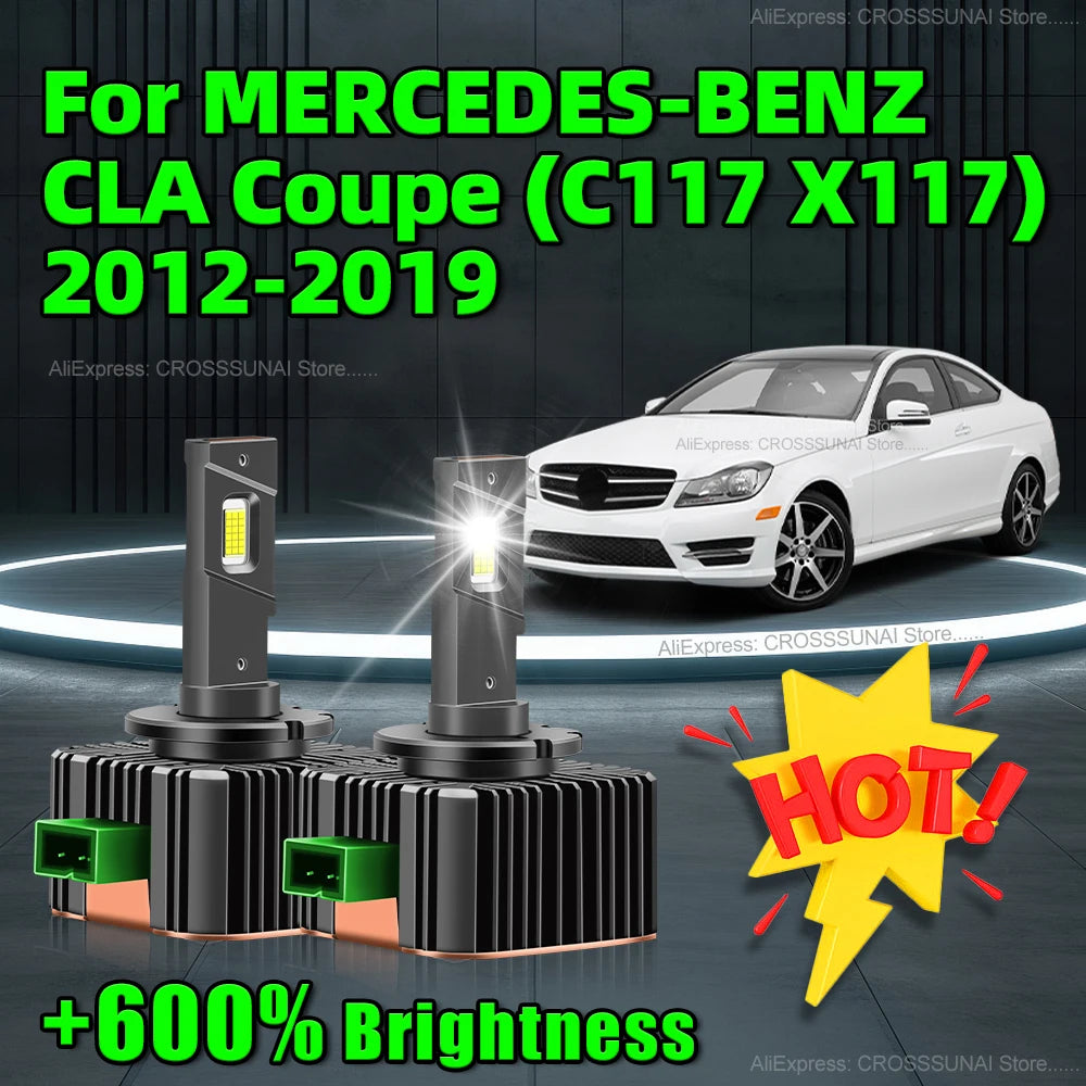 LED Headlights Canbus 30000LM D3S Auto Bulbs For MERCEDES-BENZ CLA Coupe C117 X117 2012 20