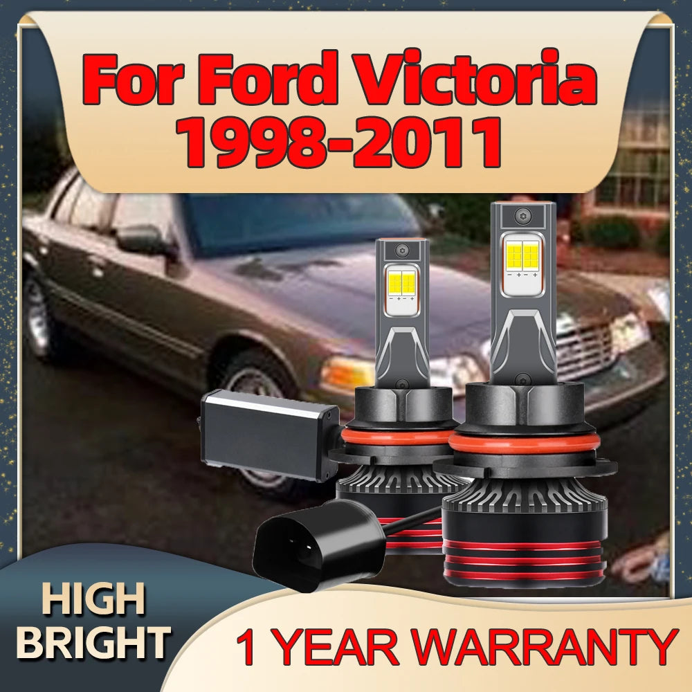 30000LM 300W 9007 LED Car Headlight 6000K Lamp For Ford Victoria 98 1999 2000 2001 2002 20