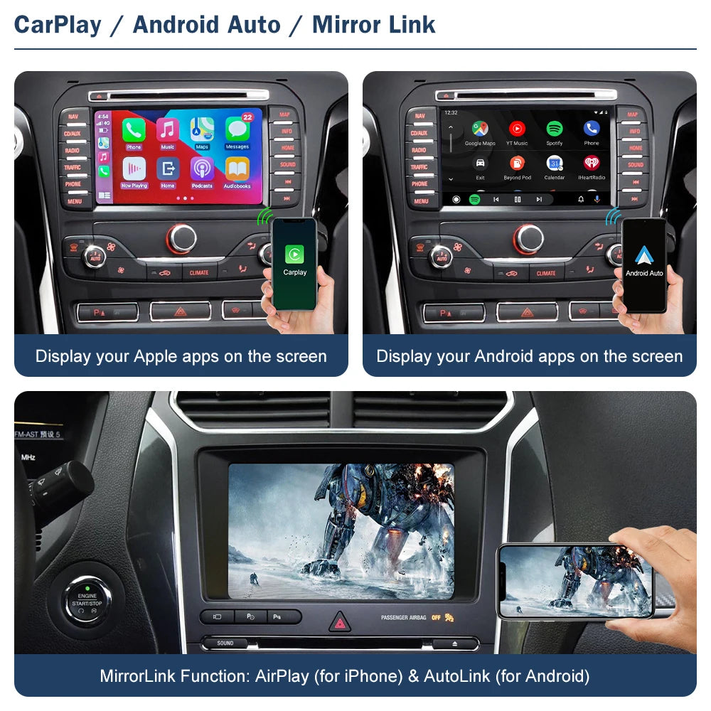 CNRoad Top Decoder Box Wireless CarPlay for Ford Explorer Fusion Mondeo Sync2 With Android | AUTOKITSHOP