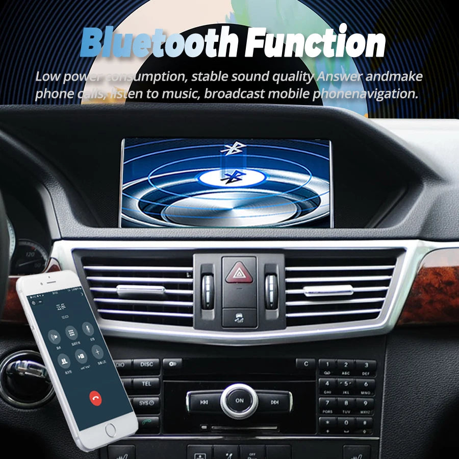 Android 14 Carplay Car Radio For Mercedes Benz E W212 E200 E230 E260 E300 S212 W207 2010-2