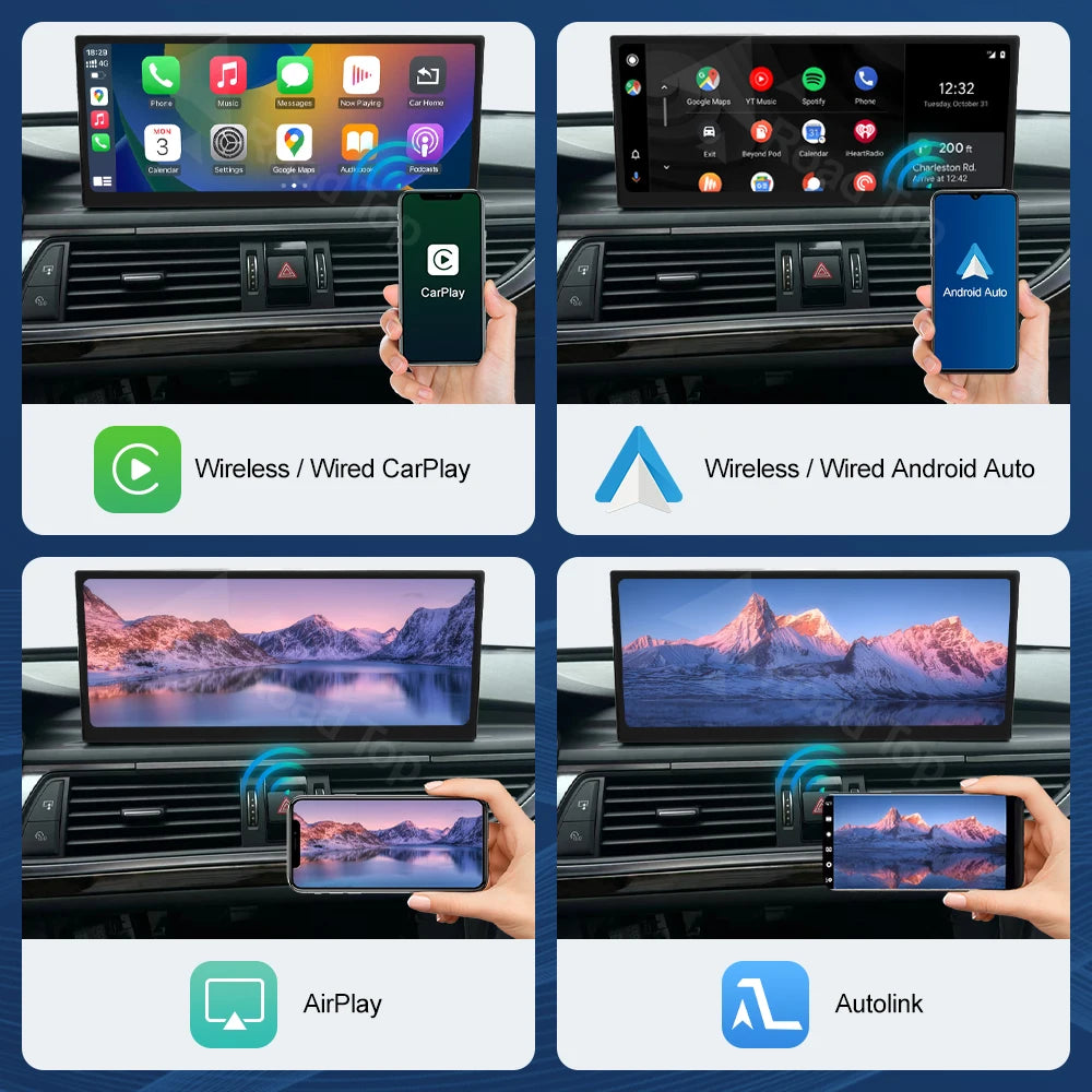 12. 3 Inch Touch Screen For Audi A6 A7 2016-2018 Airplay Miracast Function Multimedia Disp | AUTOKITSHOP