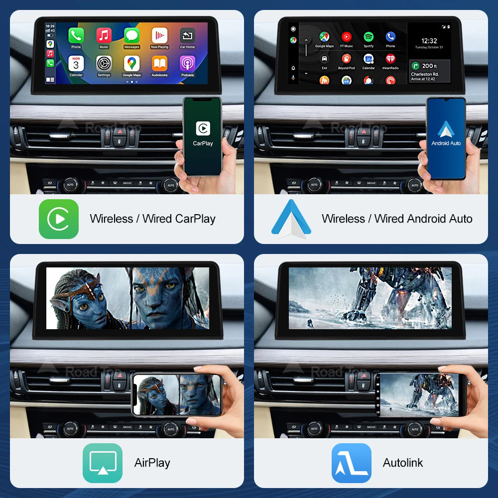 1920*720 Multimedia Display For BMW X5 F15 2014-2016 NBT Touch Screen Wireless Carplay And | AUTOKITSHOP