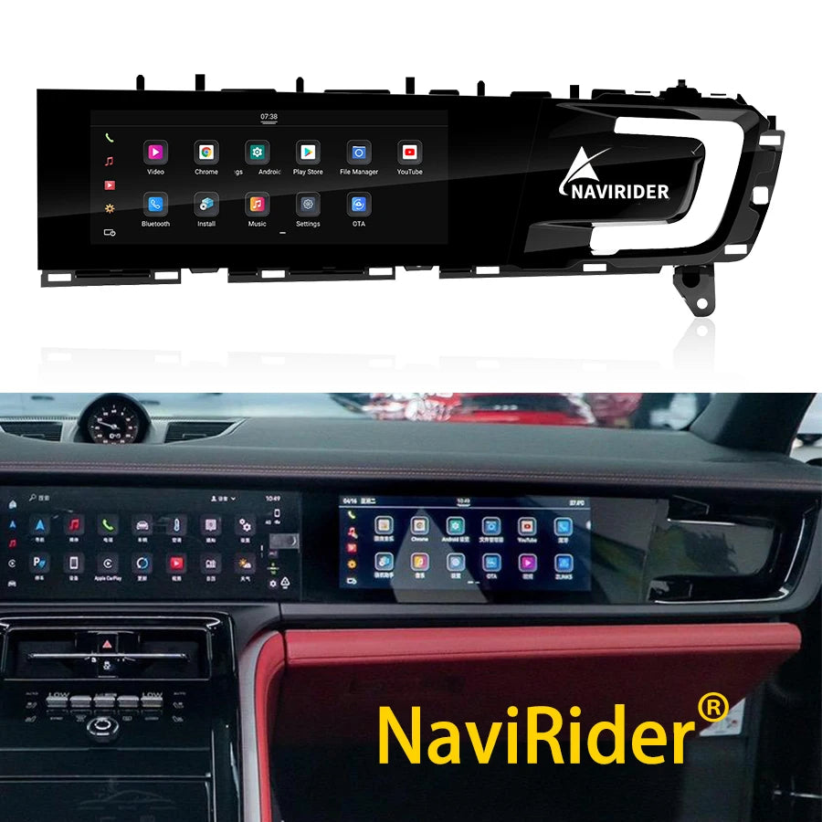 For Porsche Panamera 2024 Upgrade Car Copilot Qualcomm Android 13 Touch Screen GPS Navigat
