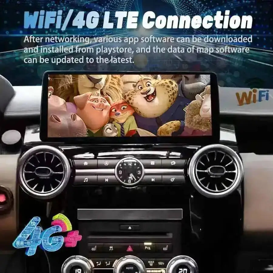 Multimedia Video 12.3" Android Car Radio For Land Rover Discovery 4 LR4 2009-2016 Player S | AUTOKITSHOP
