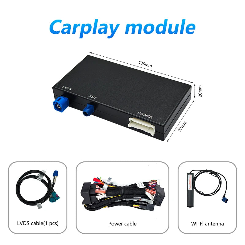 Wireless CarPlay Android Auto Interface for Audi A6L A7 2012-2015 8-inch Upgrade Original