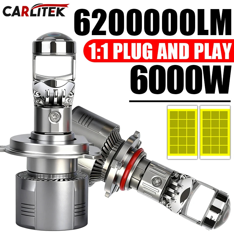 H7 LED Projector Lens H4 H8 H9 H11 9005 HB3 9006 HB4 Led Car Headlight Bulb Canbus 6200000