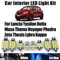 LED Interior Light Kit for Lancia Ypsilon Delta Musa Thema Voyager Phedra Zeta Thesis Lybra Kappa Car Reading Bulbs K...