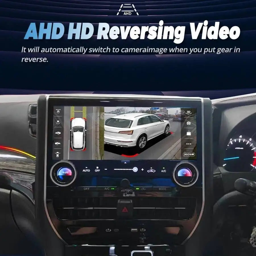 15 Inch Car Radio Video Player GPS Carplay RHD For Toyota Alphard Vellfire 30 Series A30 U | AUTOKITSHOP