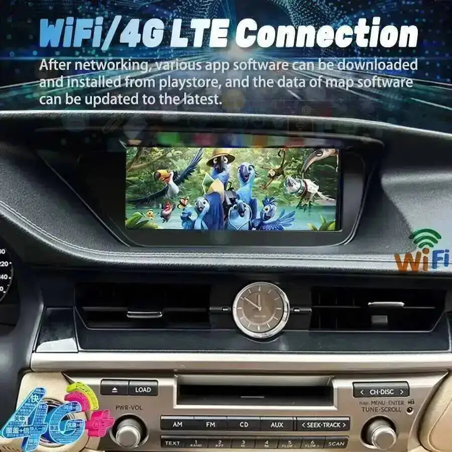 BT DSP Car Radio For LEXUS ES ES200 ES300H ES250 ES350 2013-2017 Navi 10.25''AHD Android 1