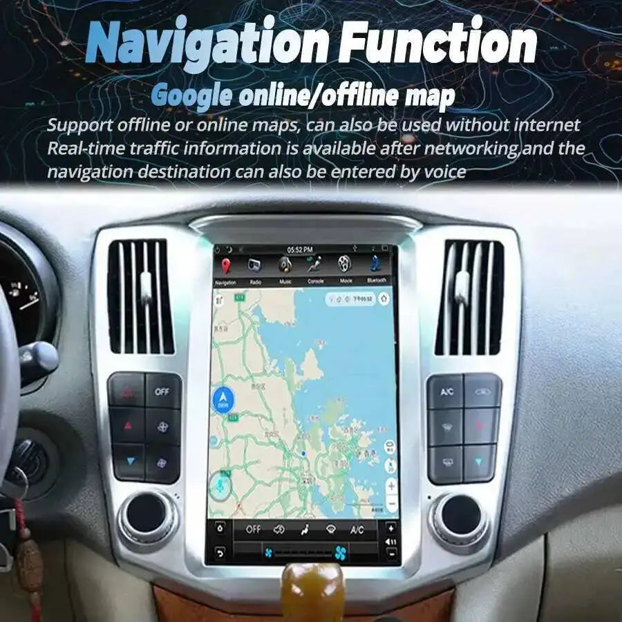 11.8inch Android Screen For Lexus RX330 RX300 RX350 RX400h 2004-2008 Toyota Harrier GPS Ca | AUTOKITSHOP