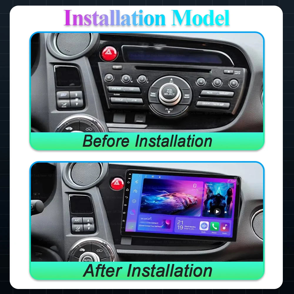 Android 16 For Honda Insight 2009 2010 2011-2013 2014 Car Video Navigation Gps Audio Auto  | AUTOKITSHOP