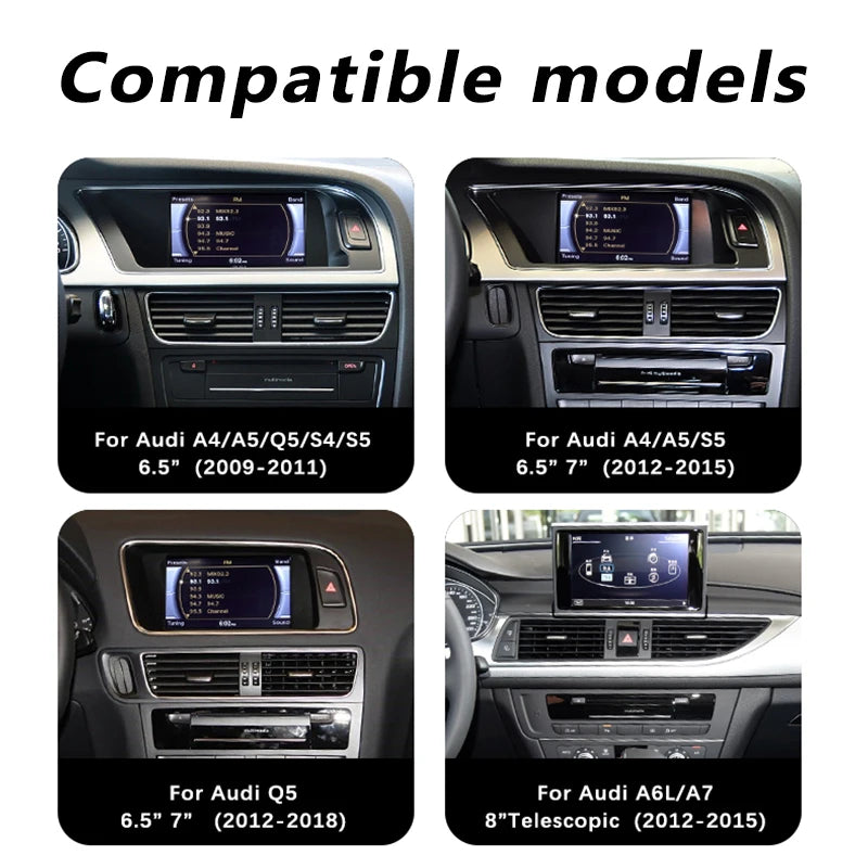 Wireless CarPlay Android Auto Interface for Audi A6L A7 2012-2015 8-inch Upgrade Original