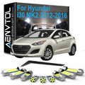 12-Piece LED Interior Light Kit for Hyundai MK2 - Canbus Error-Free Interior Bulbs